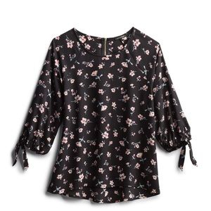 Papermoon Larie Tie Sleeve Blouse